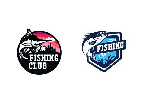 Fishing logo design template illustration . Sport fishing Logo 15312510 Vector Art at Vecteezy