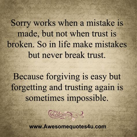 Sorry For Mistake Quotes. QuotesGram