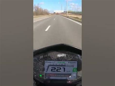 Top Speed Aprilia RS660 - YouTube