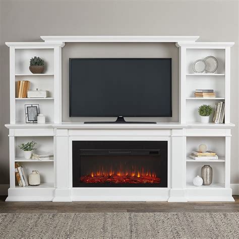 Real Flame 9900E-W Monte Vista 107-Inch Electric Fireplace Entertainment Center - White ...