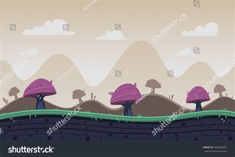 Game Cartoon Background Stock Vector (Royalty Free) 369545987 ...