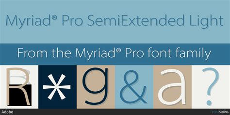 Fontspring | Myriad® Pro Fonts by Adobe