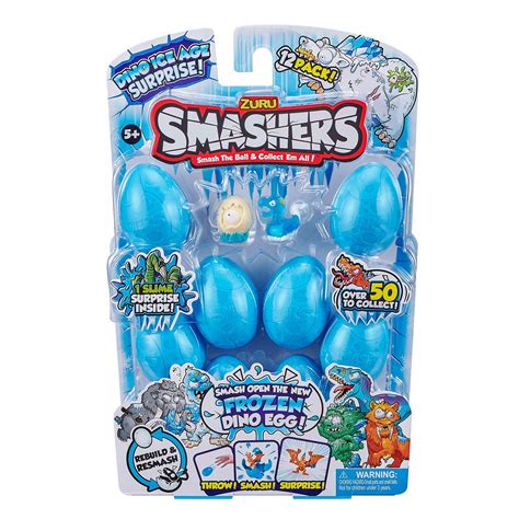 Buy Smashers Dino Ice Age 12-Pack Smash Eggs by ZURU (7458-S001) , Blue Online at desertcartINDIA