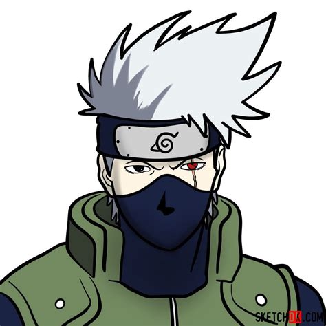 How To Draw Kakashi Hatake From Naruto Anime Sketchok Easy Drawing Guides | Images and Photos finder