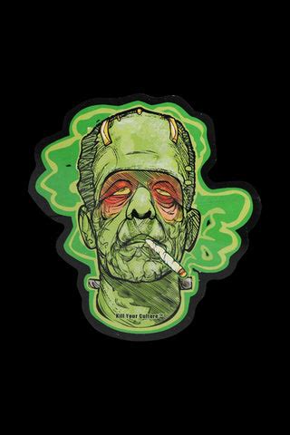 Frankenstoned Sticker | High-Quality Vinyl Sticker | Smoke Cartel