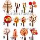 Autumn forest clip art (teacher resource) trees by revidevi | TpT