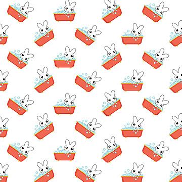 Bunny Pattern Pattern Drawing Bunny Vector, Pattern, Drawing, Bunny PNG and Vector with ...