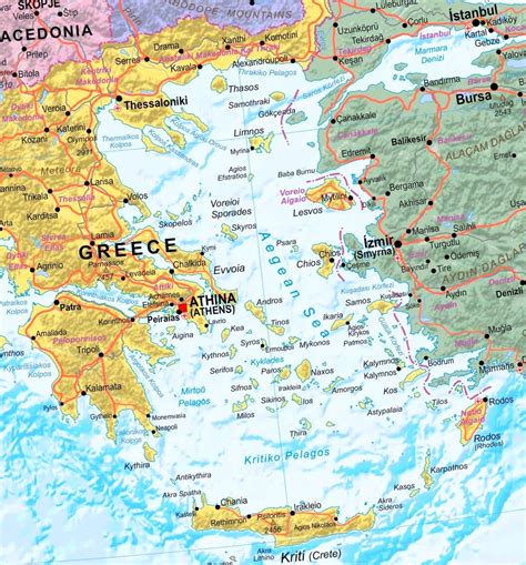 Map Of Aegean Sea With Cities 26970 | Hot Sex Picture