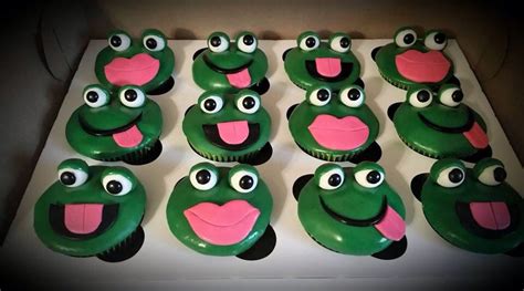 Frog cupcakes | Frog cupcakes, Cupcake cakes, Cupcakes