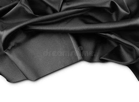 Black silk fabric stock image. Image of material, silk - 91688963