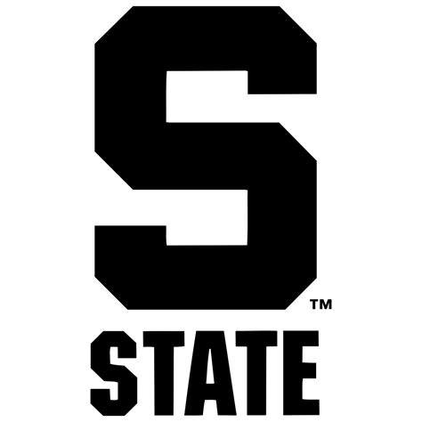 Michigan State Spartans Logo Black and White – Brands Logos