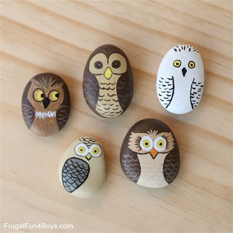 Owl Painted Rocks