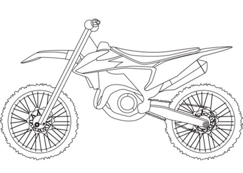 Dirt Bike coloring page | Free Printable Coloring Pages