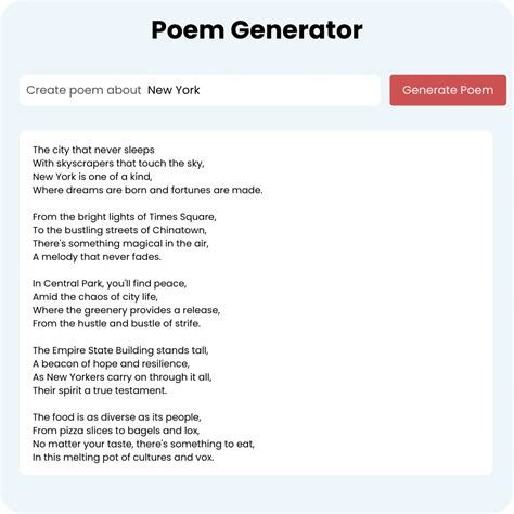 Ai Poem Generator