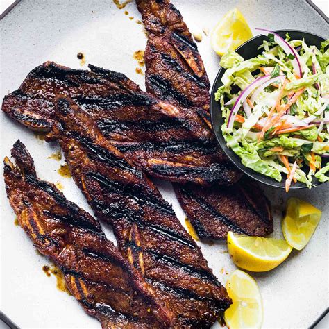 Sweet and Spicy Grilled Short Ribs Recipe - Justin Chapple