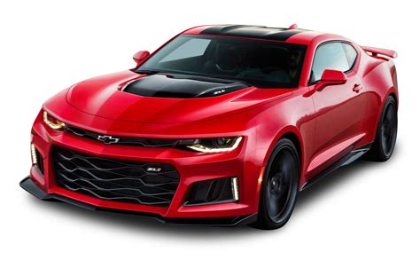 Download Red Chevrolet Camaro ZL1 Car PNG Image for Free