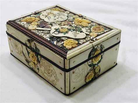 Ivory and Nacre jewelry box, this is a keeper... | Antiques Board