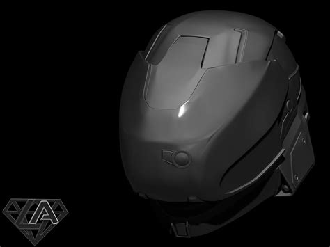 Halo Reach Gungnir Custom Helmet - 3D Model by LAfactorystore