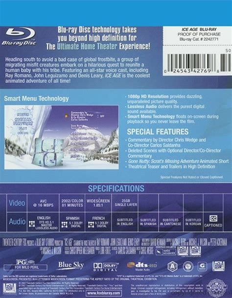 Ice Age (Blu-ray 2002) | DVD Empire