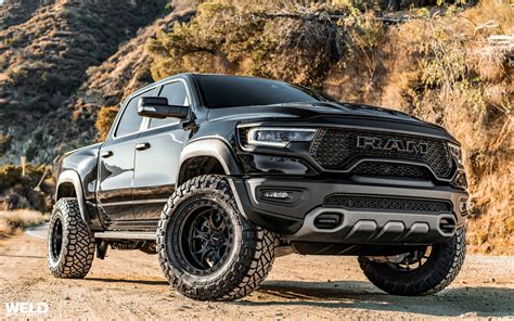 Dodge RAM Black Rims TRX Black Ledge 6 | WELD Wheels