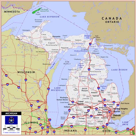 Michigan Road Map | My Blog