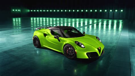 Pogea Racing Alfa Romeo 4C Centurion Green Arrow 2018 4K 3 Wallpaper - HD Car Wallpapers #10956