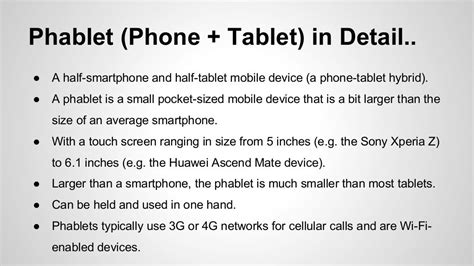 What is a PHABLET - Let's Have a Quick View