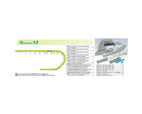 Kato N V12 Double Track Viaduct Set [KAT20871] - AMain Hobbies