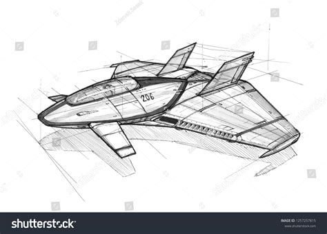 3,515 Sci Fi Sketch Images, Stock Photos & Vectors | Shutterstock