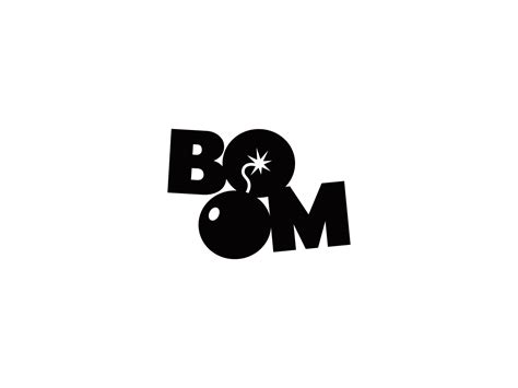 Boom logo by H4R1S on Dribbble