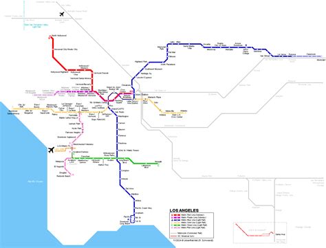 Los Angeles Metro LA Metro LA Subway Transit Map Subway Ireland ...