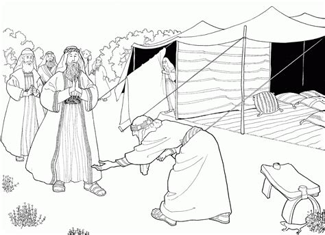 Abraham And Sarah Coloring Pages Printable - Coloring Home