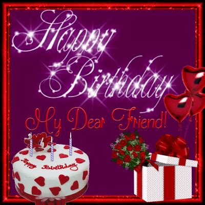 Happy Birthday My Dear Friend Pictures, Photos, and Images for Facebook ...