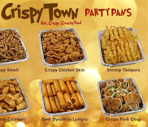 CrispyTown Party Pans, popular Filipino party food pre-order ...