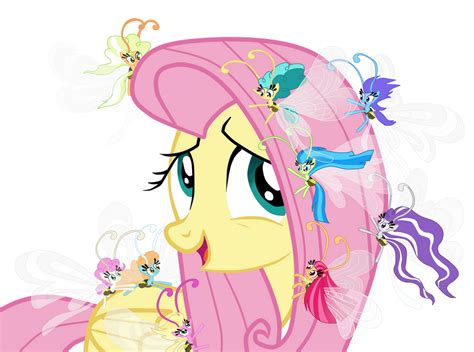 Fluttershy and breezies (vector) by AlejaMoreno-Brony on DeviantArt