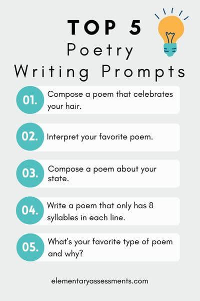 61 Great Poetry Writing Prompts for Students