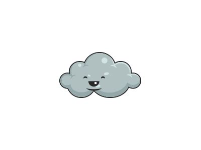 Angry Cloud (gif) by Jake Fleming - Dribbble