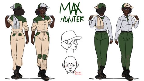 "The Hunt" Comic Character Concept Turn Arounds on Behance