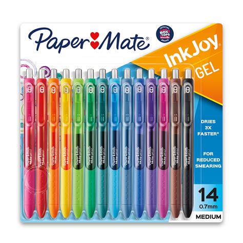 Buy Paper Mate® Gel Pens | InkJoy® Pens, Medium Point, Assorted, 14 Count Online at ...