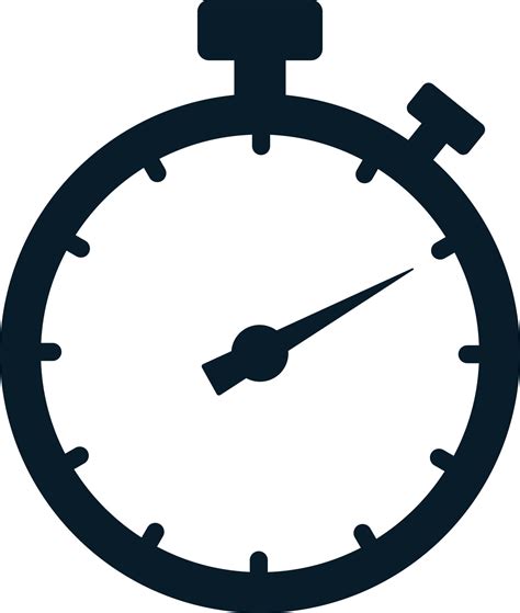 stopwatch vector logo icon 15693595 Vector Art at Vecteezy