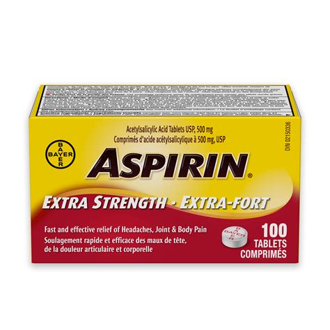 ASPIRIN® Extra Strength 500mg | ASPIRIN® Canada