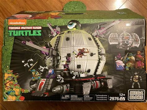 Mega Bloks Teenage Mutant Ninja Turtles Technodrome #2976 TMNT Lego Lot | eduaspirant.com