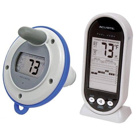 AcuRite Wireless Digital Floating Pool and Spa Thermometer-00617HDSBA2 ...