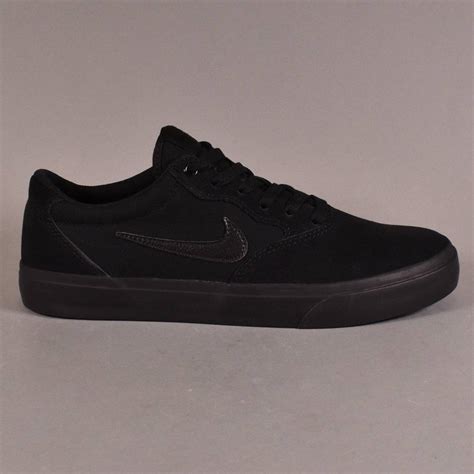 Nike SB Chron SLR Skate Shoes - Black/Black-Black-Black - SKATE SHOES from Native Skate Store UK