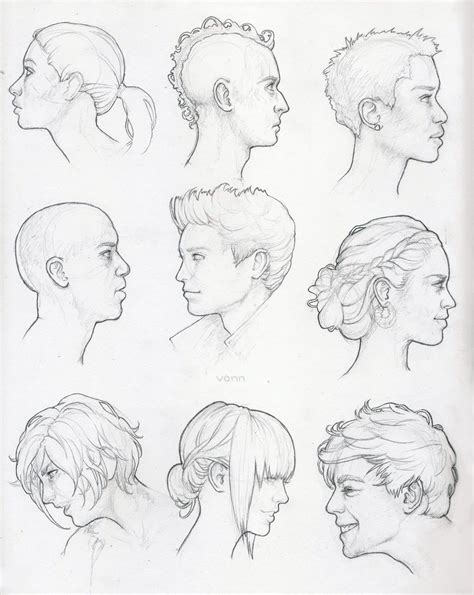 Profile Study Sketches by Tvonn9 on DeviantArt