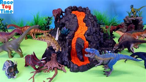 Volcano Dinosaur Playset