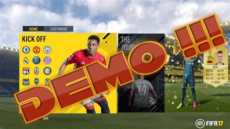 FIFA 17 Demo - The Journey Full DEMO Gameplay