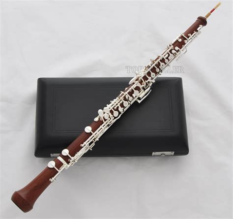 Professional Rose Wooden Body Oboe Silver Plated C Key With Case | eBay