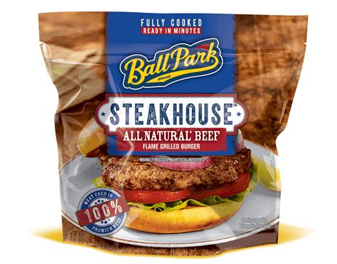 Steakhouse® Beef Burgers | Ball Park® Brand