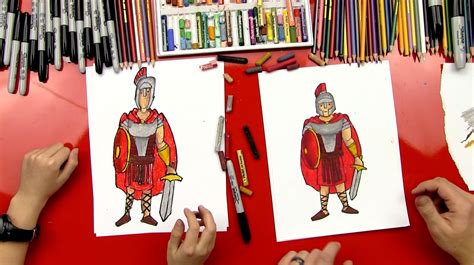 Roman Soldier Drawing